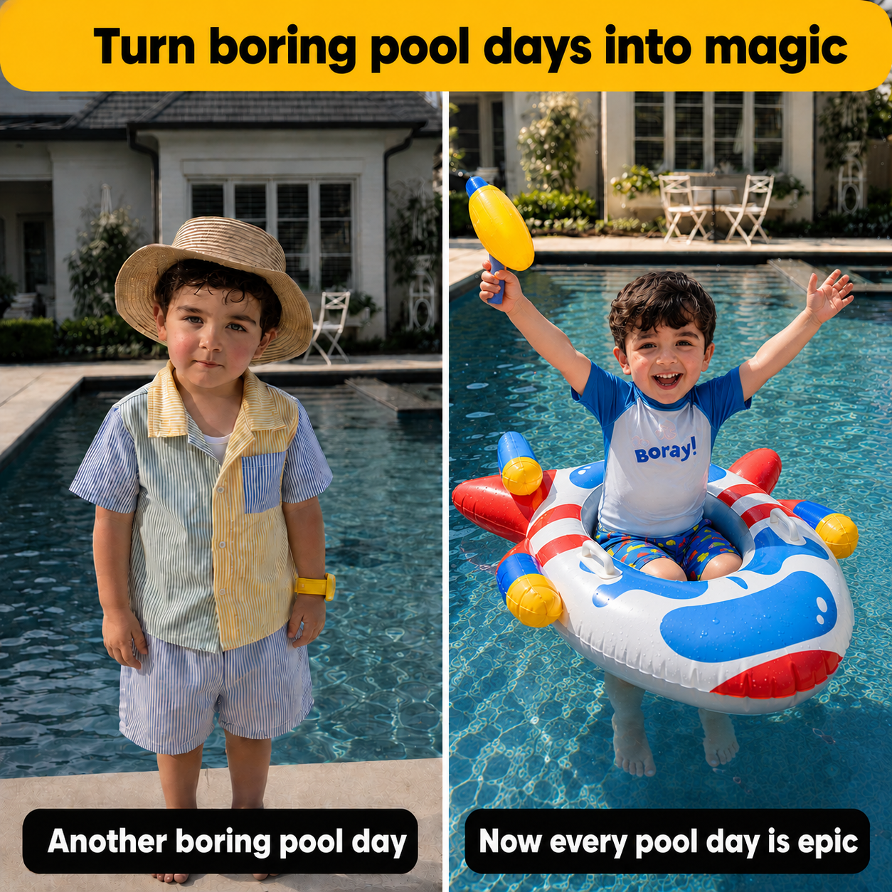 Rocket Splash Pool Float